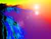 The two suns boiling ..... I've never seen anything like it, robot.
